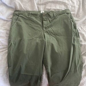 Gap green girlfriend khakis